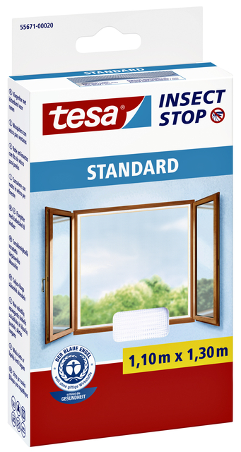 Insectenhor tesa® Insect Stop STANDARD raam 1,10x1,30m wi
