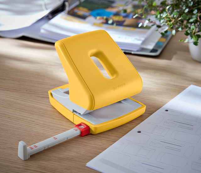 Hole Punch Leitz Cosy 30 sheet warm yellow