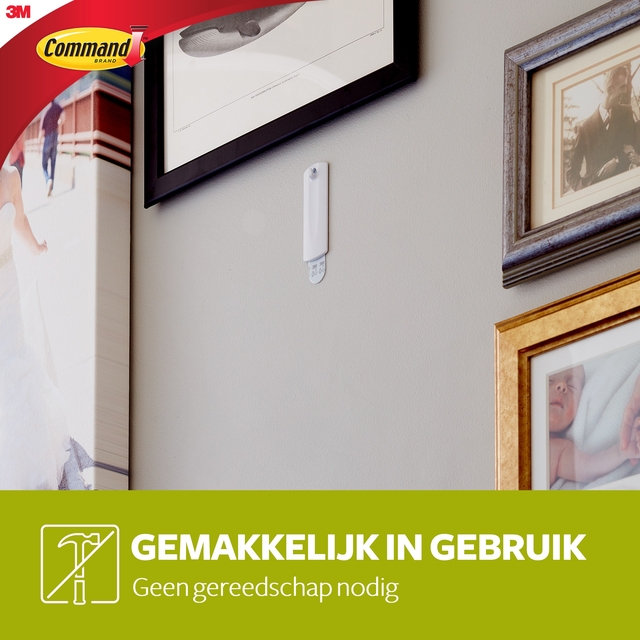 Hook Command plastic for paintings incl. mounting strip