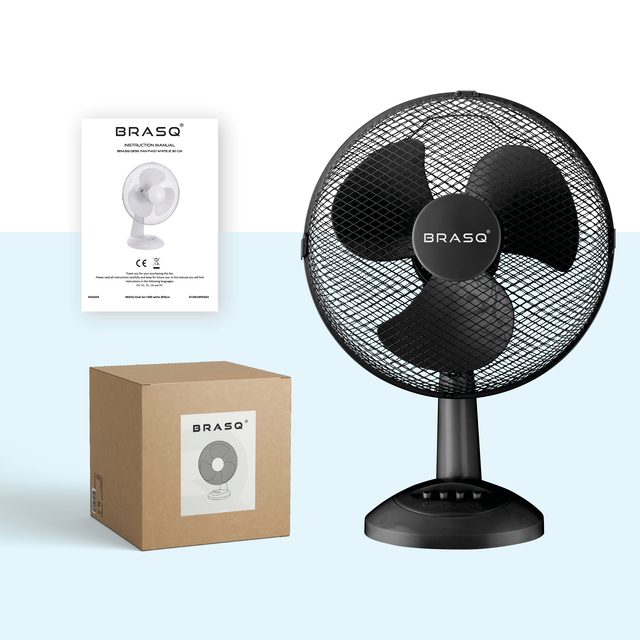 Tafelventilator BRASQ F400 Ø 30cm zwart