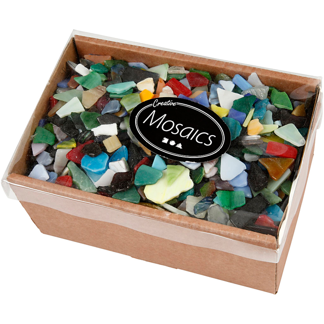 Mozaïek Creativ Company grootte 8-20mm dikte 2-3mm 2kg assort