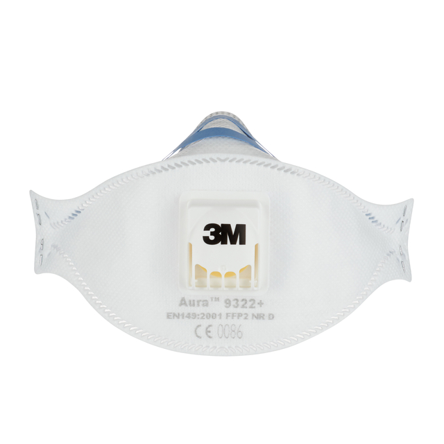 Dust mask 3M Aura for sanding 9322+ FFP2 with valve 5 pieces