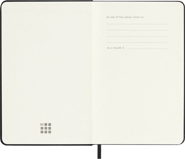 Agenda 2027 Moleskine 12M Planner Weekly 7dagen/2pagina's pocket hc black
