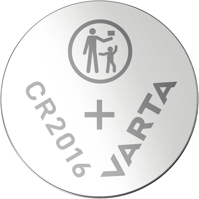 Batterij Varta knoopcel CR2016 lithium blister à 1stu