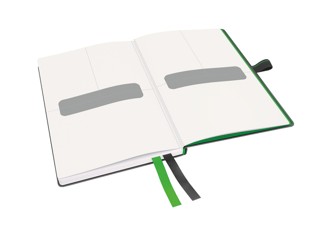 Notitieboek Leitz Complete A6 lijn 160 pagina's 100gr zwart