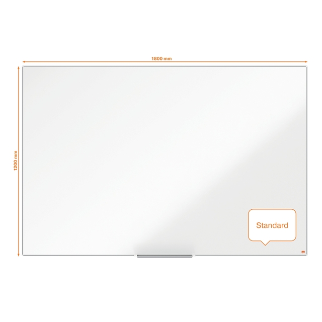 Whiteboard Nobo Impression Pro 120x180cm staal
