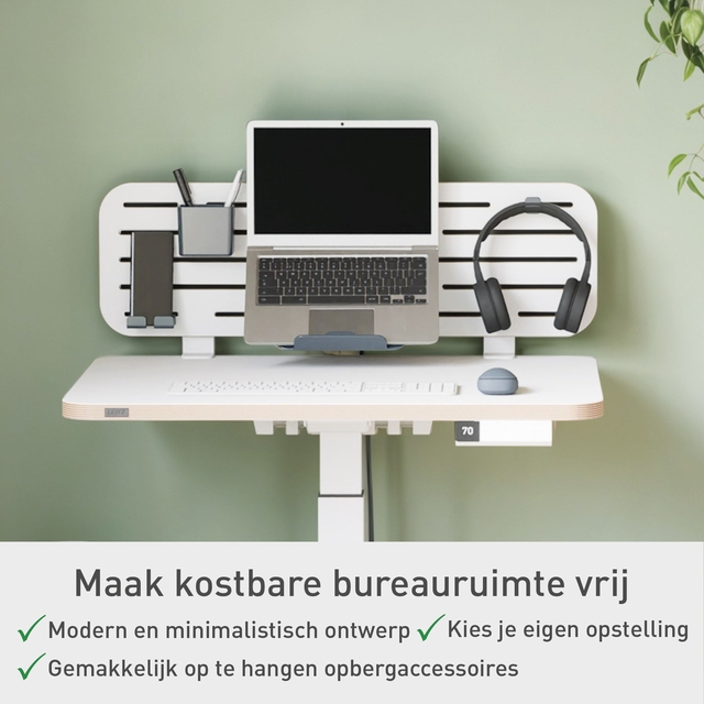 Desk hanging board Leitz Ergo with laptop holder