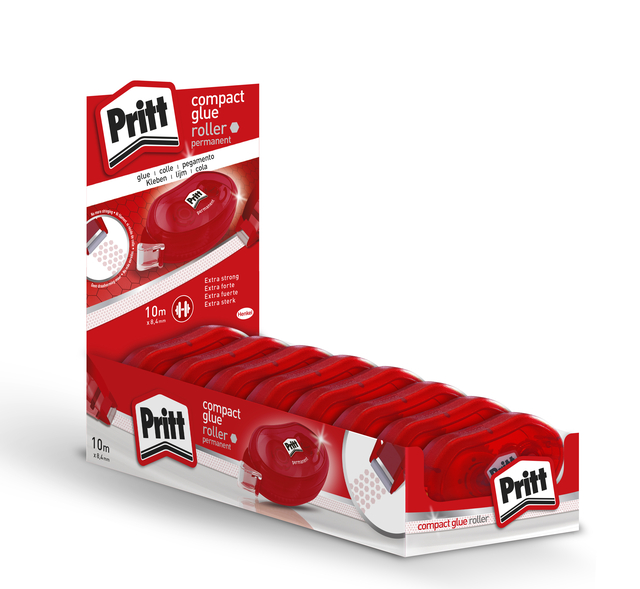 Glue roller Pritt Compact permanent 10m