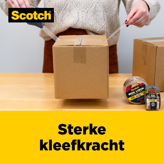 Verpakkingstape Scotch Box Lock 3950-EF 48mmx50m 3 stuks