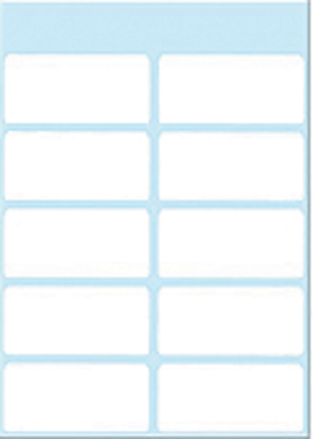 Multi-purpose labels 19x40mm white 70 pcs.