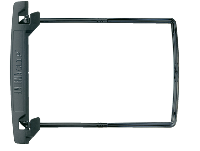 Jalema Clip cover black, tube black, extension piece black, box 10 items