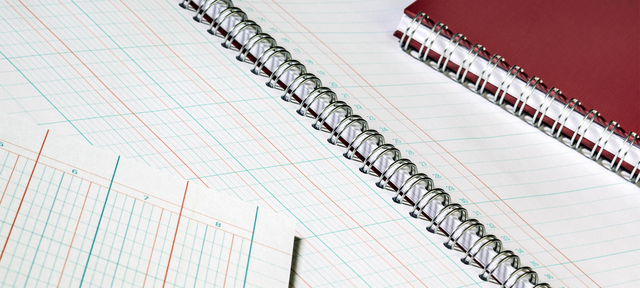 Tabular Register, 294 x 452 mm, 2 x 14 columns