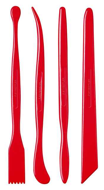 Boetseerspatel Staedtler Fimo blister à 4 stuks