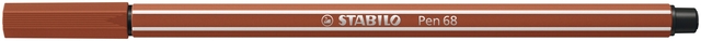 Viltstift STABILO Pen 68/38 medium roodkrijt