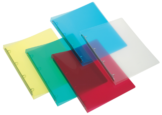 Ring binder HF2 translucent 4R/16 mm, white