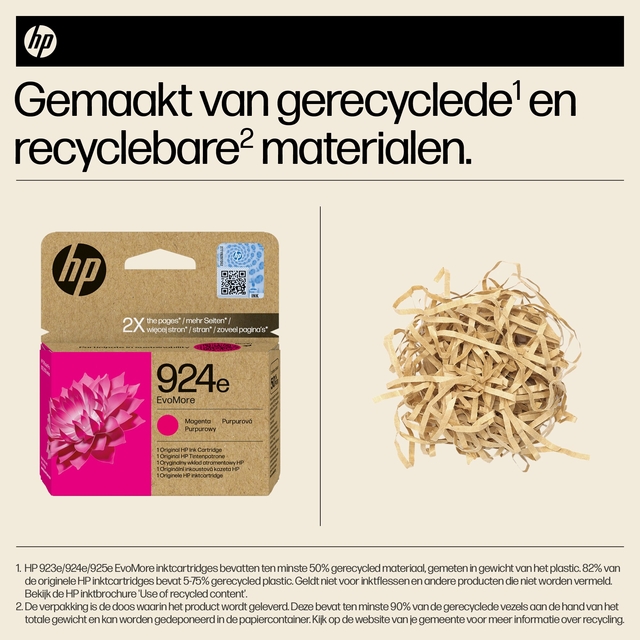 Inktcartridge HP 4K0U8NE 924E Evomore rood