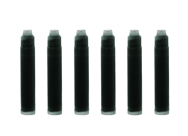 Inktpatroon Waterman internationaal zwart pak à 6 stuk
