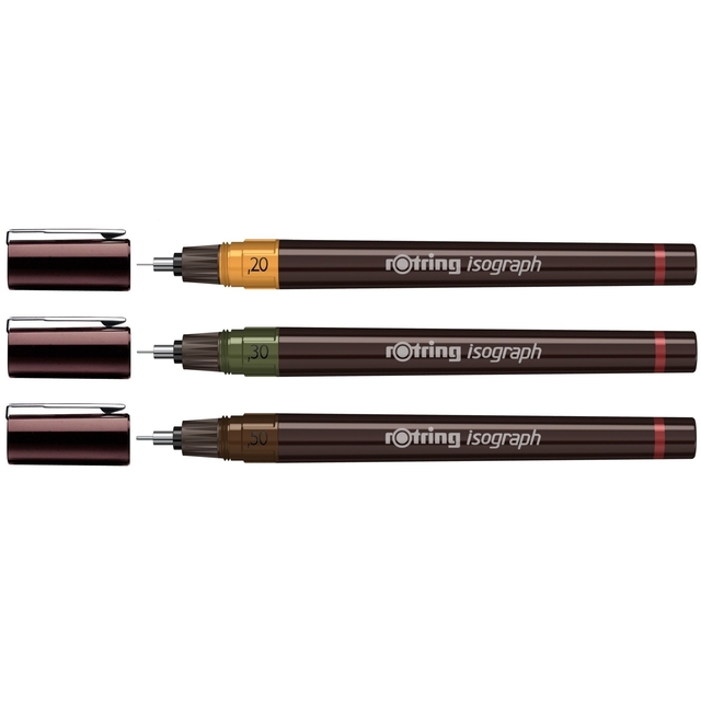 Tekenset rOtring Isograph Junior 4-delig
