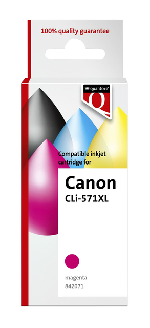 Inkjet cartridge Quantore Canon CLI-571XL red