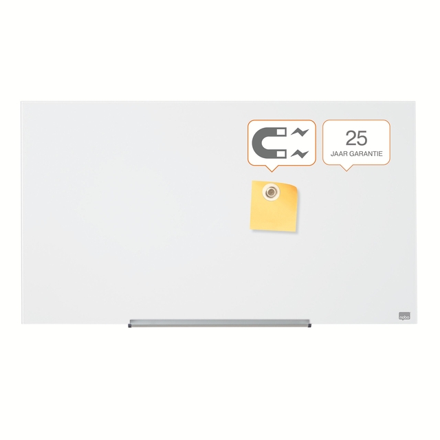 Nobo Diamond White Glass Board 993x559