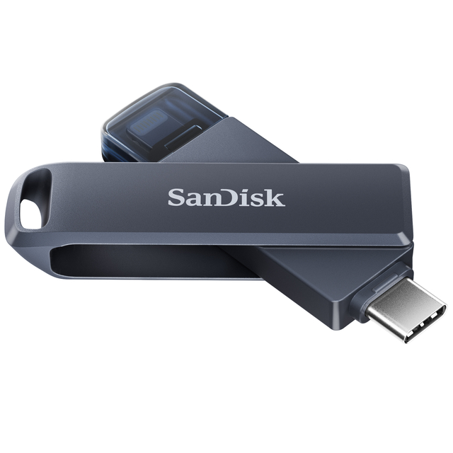 Phone Drive 64GB lightning- USB-C blauw