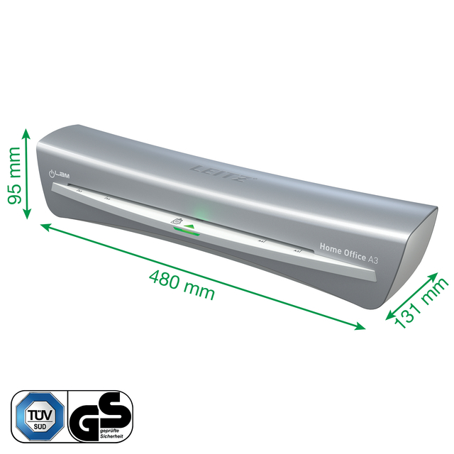 Lamineermachine Leitz iLAM Home Office A3 grijs
