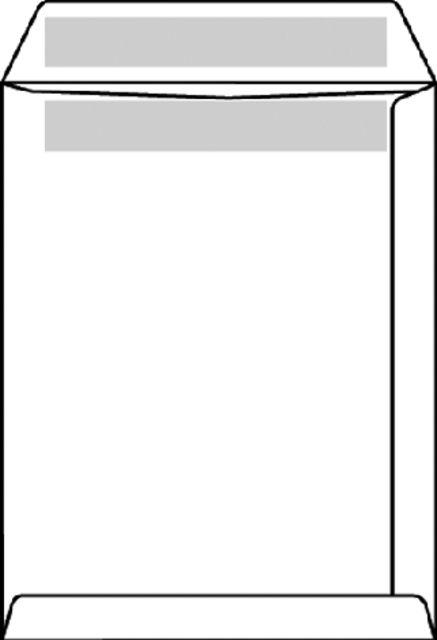 Pocket 230x310mm ss white 100gsm