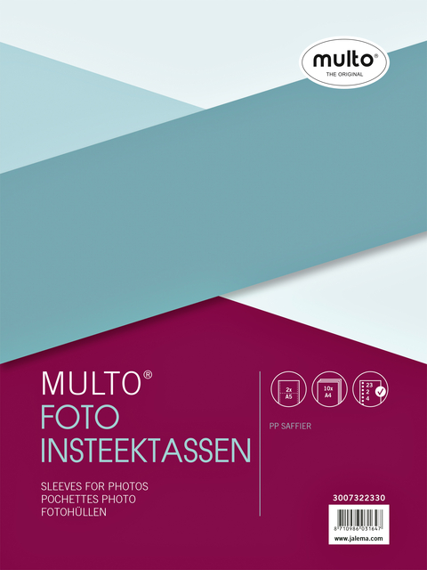 Interior, Photo punched pockets, A4, 2 boxes, 23 rings