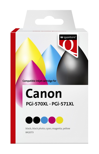 Ink cartridge Quantore alternative for Canon PGI-570XL CLI-571XL 2x black 3x color