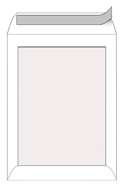 Board back pocket 220x312mm p&s white 120gsm