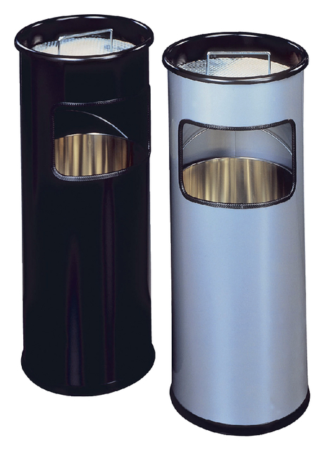 As-papierbak Durable 3330-01 rond zwart