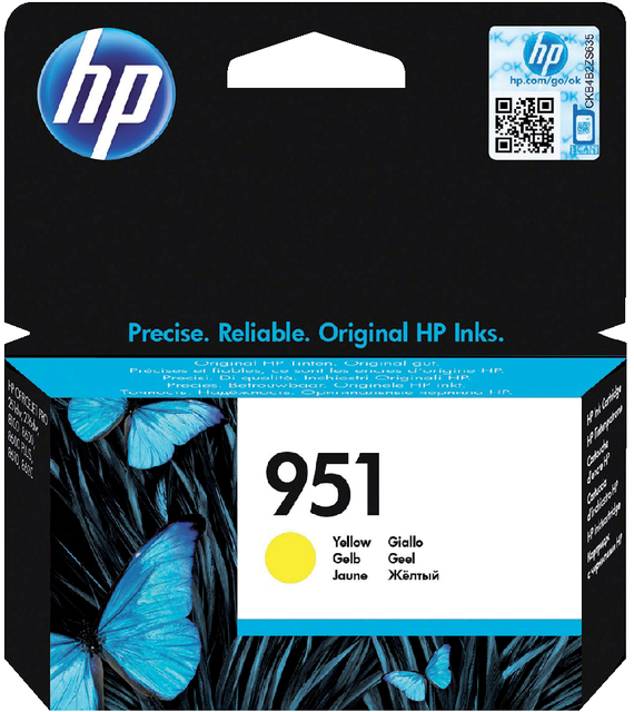 HP No.951 Ink Cart Yellow CN052AE