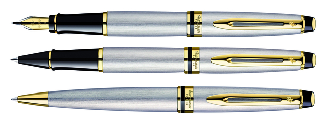 Balpen Waterman Expert stainless steel GT medium