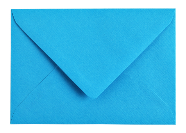 Envelop Papicolor C6 114x162mm hemelsblauw pak à 6 stuks