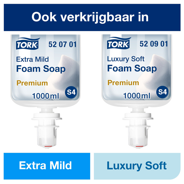 Hand soap Tork S4 foam mildly perfumed 1000ml 520501