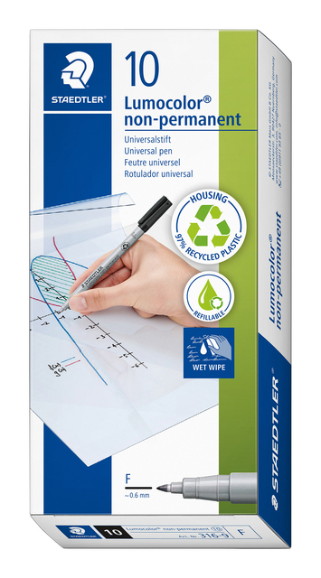 Staedtler Lumocolor Fine Black 316-9