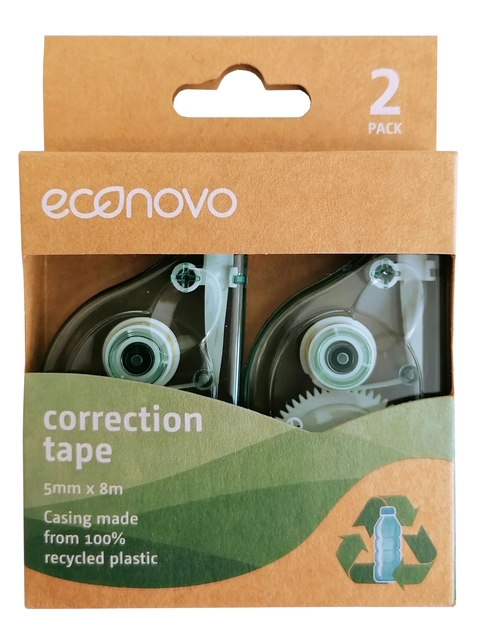 Correctieroller Econovo 5mmx8m blister à 2 stuk