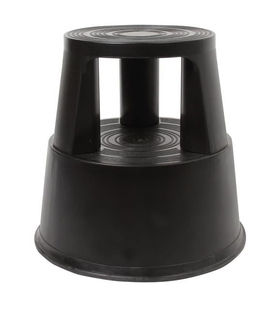 Step stool Quantore 42cm plastic black