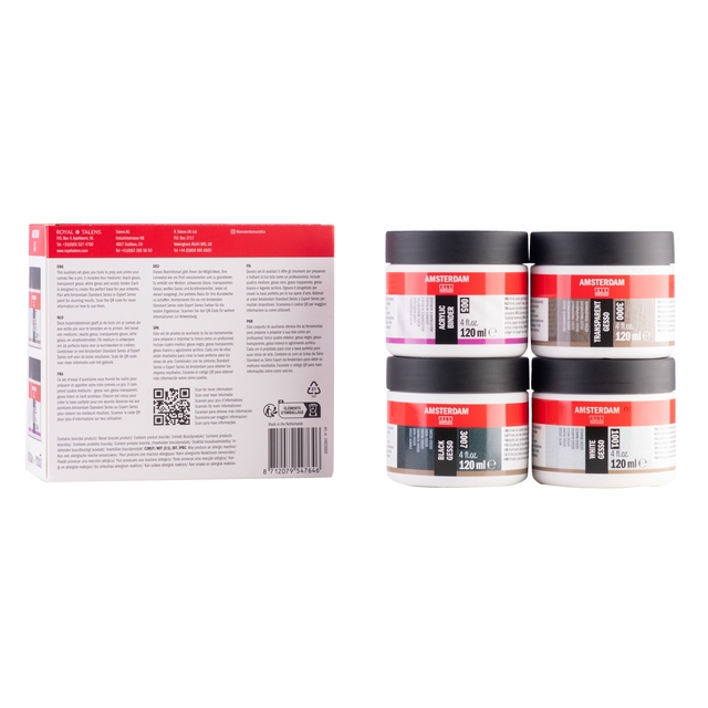 Mediumset Amsterdam Mini Prep & Prime set à 4 stuks 120m