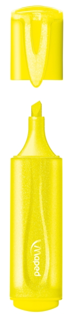 Markeerstift Maped Glitter set à 4 fluoriserende kleuren