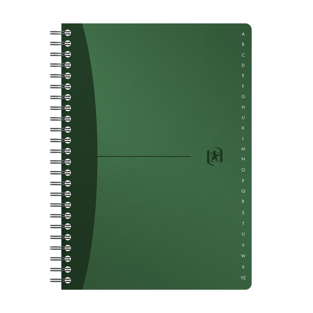OXFORD Office Urban Mix A5 A-Z Polypropylene Twin-wire Index Book Narrow Ruled 180 Pages Assorted Colours SCRIBZEE® Compatibl