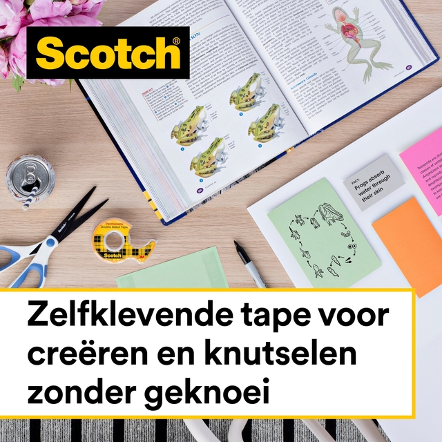 Adhesive tape Scotch 665 12mmx22.8m double-sided