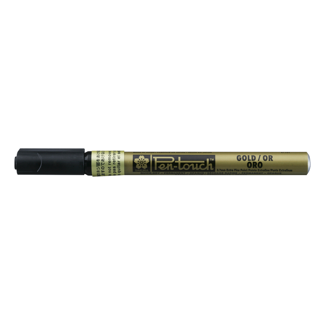Viltstift Sakura pen-touch EF Goud 1-2mm