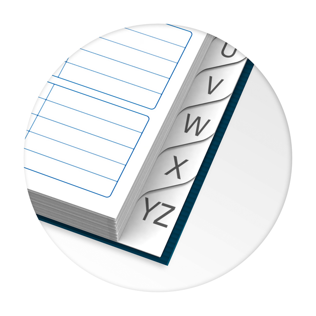 OXFORD Office Essentials A5 Hardback Twin-wire A-Z Address Book Specific Ruling 144 Pages Assorted Colours