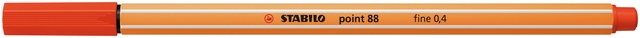 Fineliner STABILO point 88/40 fijn rood