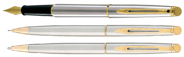 Balpen Waterman Hémisphère stainless steel GT medi
