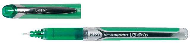 Hi-Tecpoint V5 Grip - Liquid Ink Rollerball - Green - Fine Tip