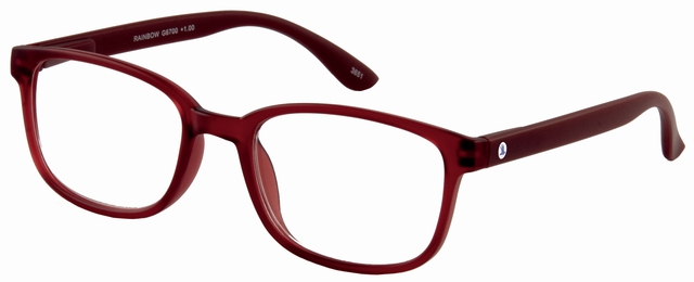 Leesbril I Need You +2.50 dtp Rainbow donkerrood
