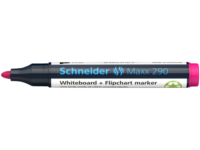 Viltstift Schneider Maxx 290 whiteboard rond 2-3mm assorti doos à 5+1 grati