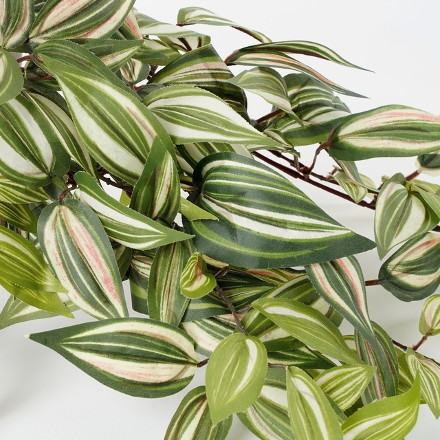 Kunstplant Mica Tradescantia hangend groen Ø25 45c
